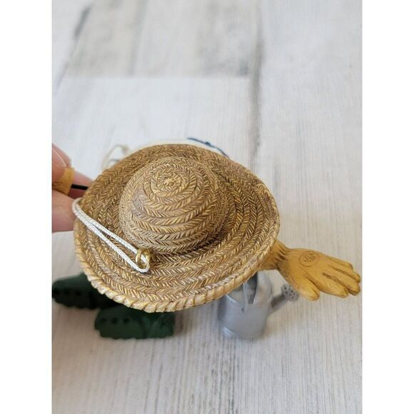 Snowman garden water can feet dangle ornament Xmas Decor gardener - Picture 6 of 7